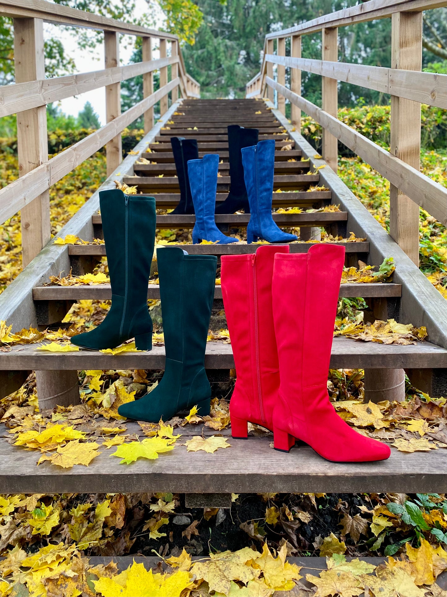 Blue Suede Boots