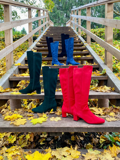 Blue Suede Boots