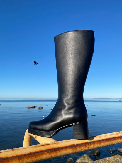 Black Platform Boots